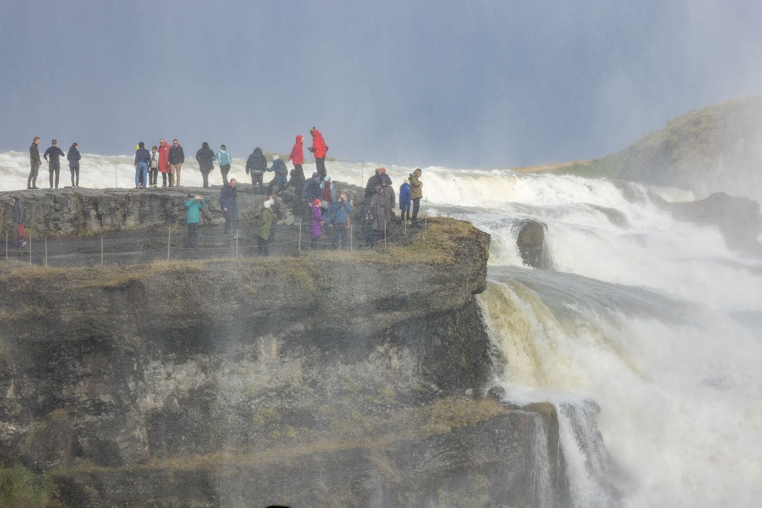 On the Brink. Gullfoss Waterfall, Iceland. 2022