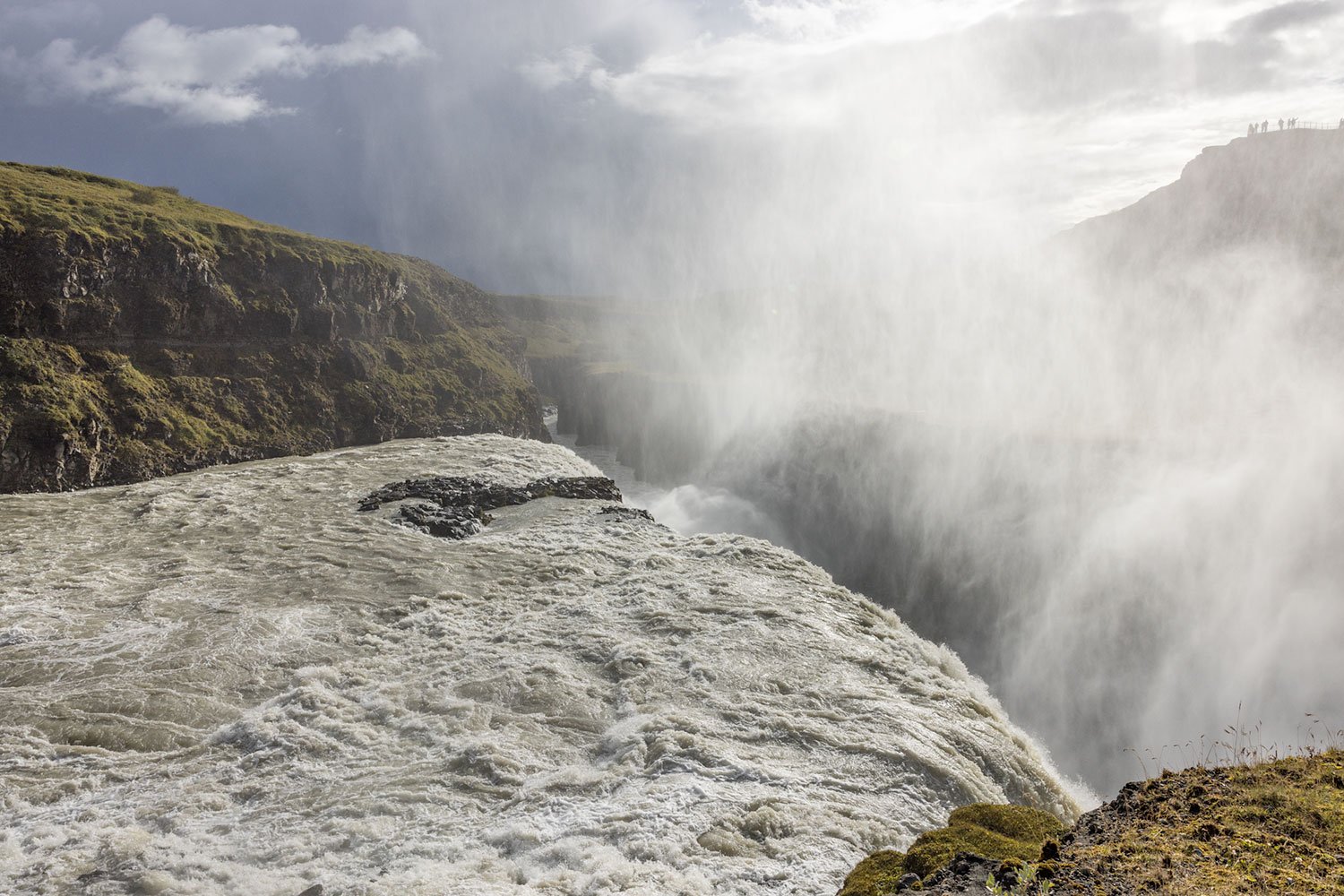 Mist Rising. Gullfoss Waterfall, Iceland. 2022