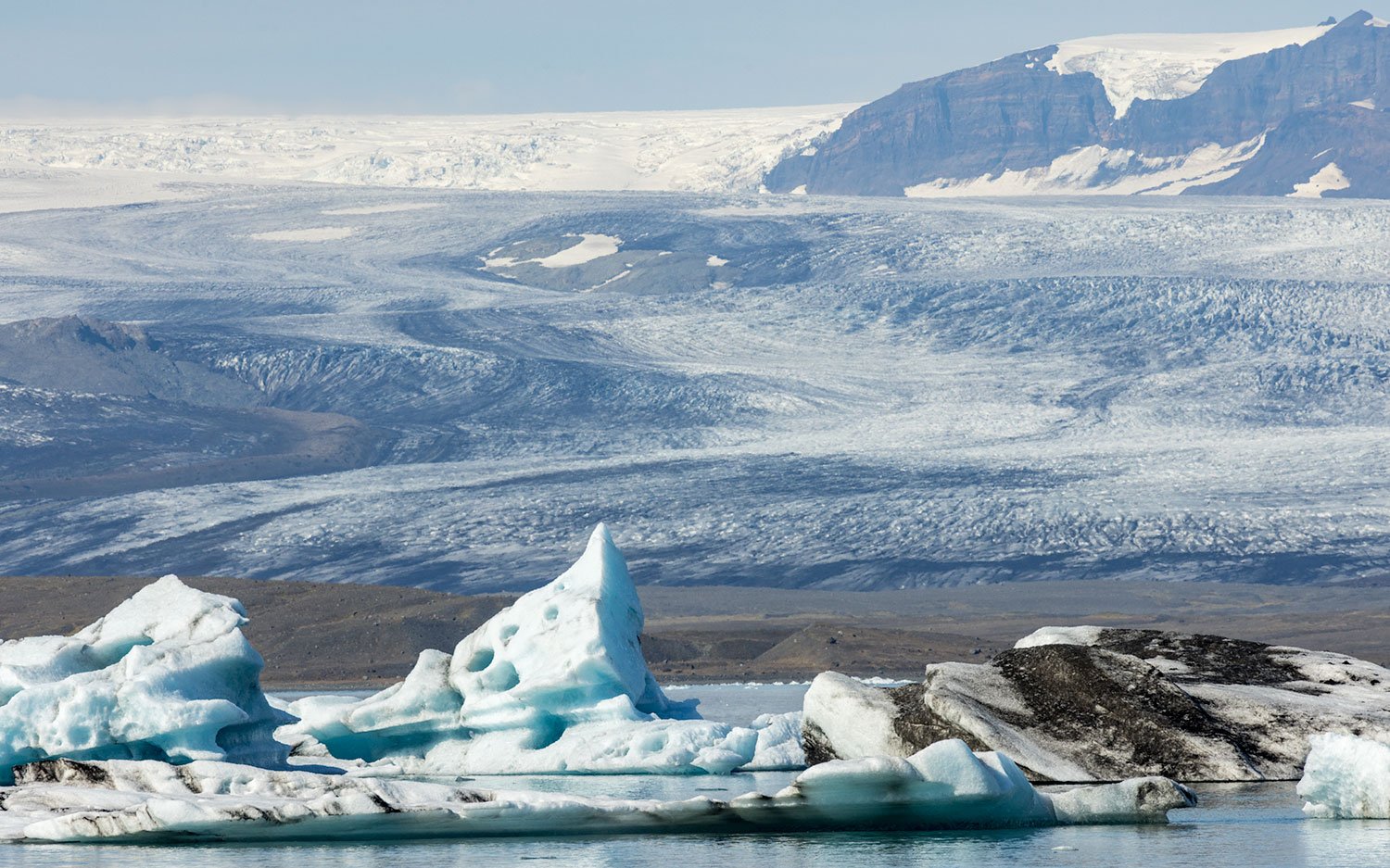 Icebergs. Jokulsaron Glacier Lagoon, Iceland. Iceland, 2022