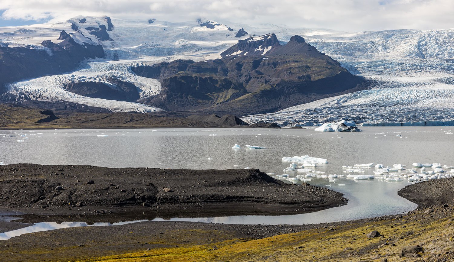 Fjallsarlon Glacier and Lagoon, Iceland. 2022