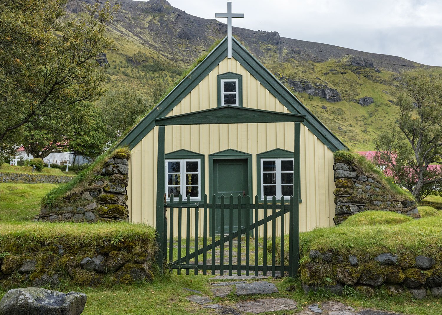 Hofskirkja Turf Church. Iceland, 2022