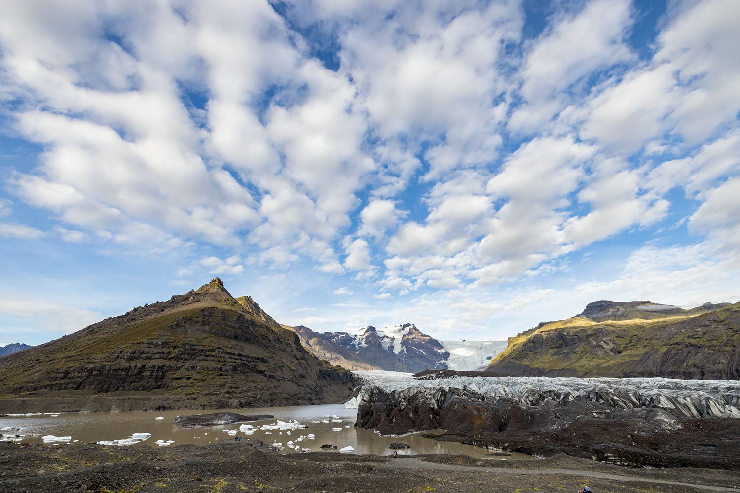 Svinafellsjokull Glacier. Iceland, 2022