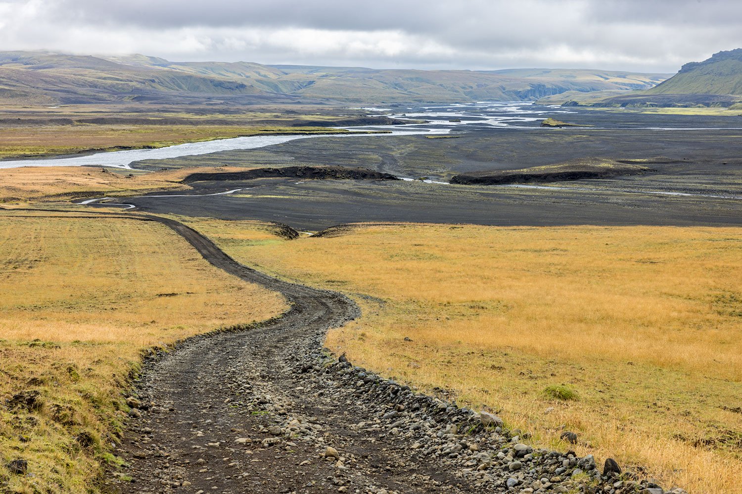 On the F Road into the Western Highlands. Iceland. 2022