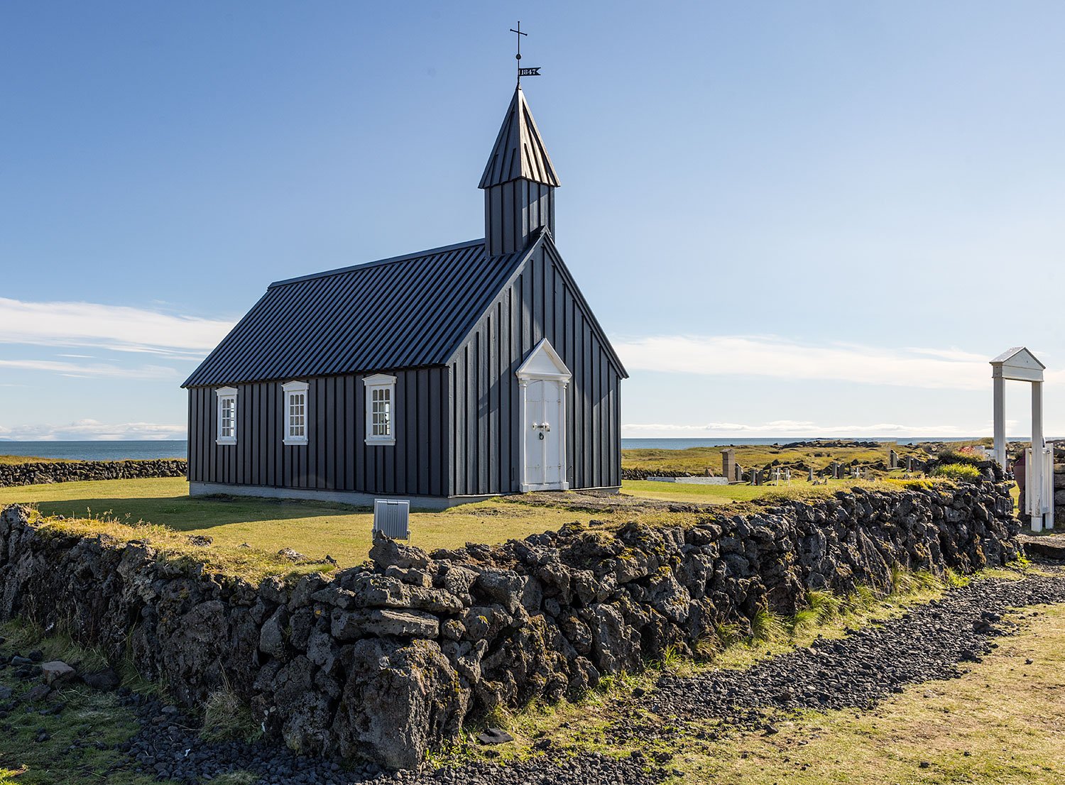 The Black Church (Búðakirkja). West Fjord, Iceland. 2022