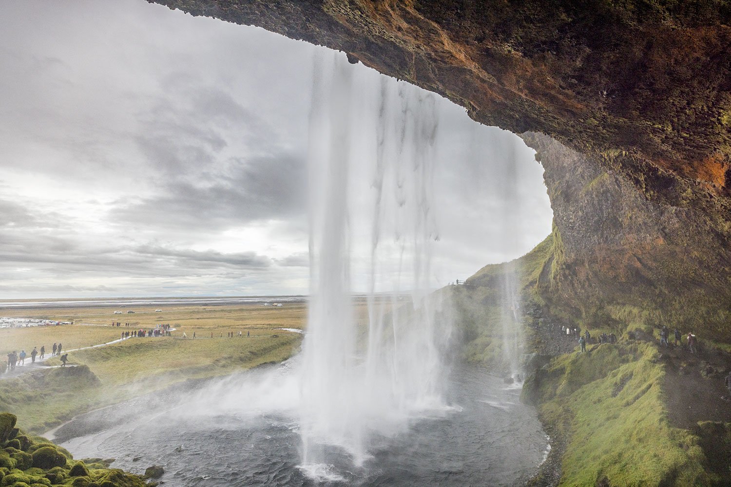 Under the Falls #1. Seljalandsfos Waterfall. South Coast, Iceland, 2022