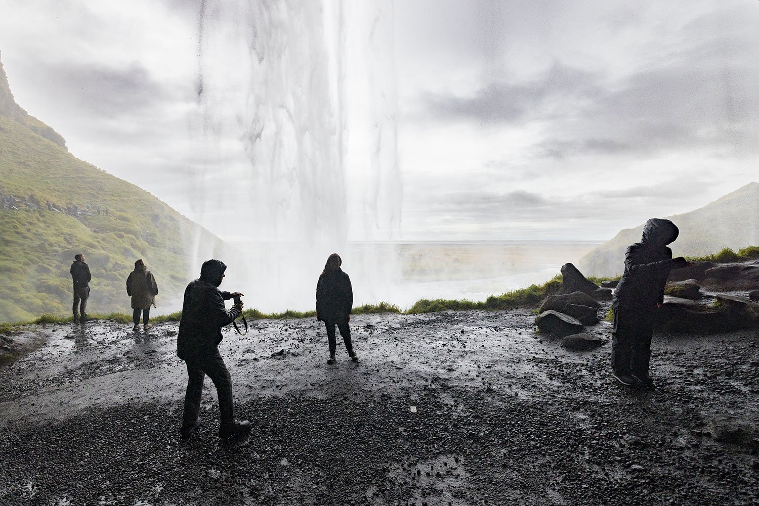 Under the Falls #2. Seljalandsfos Waterfall. South Coast, Iceland, 2022