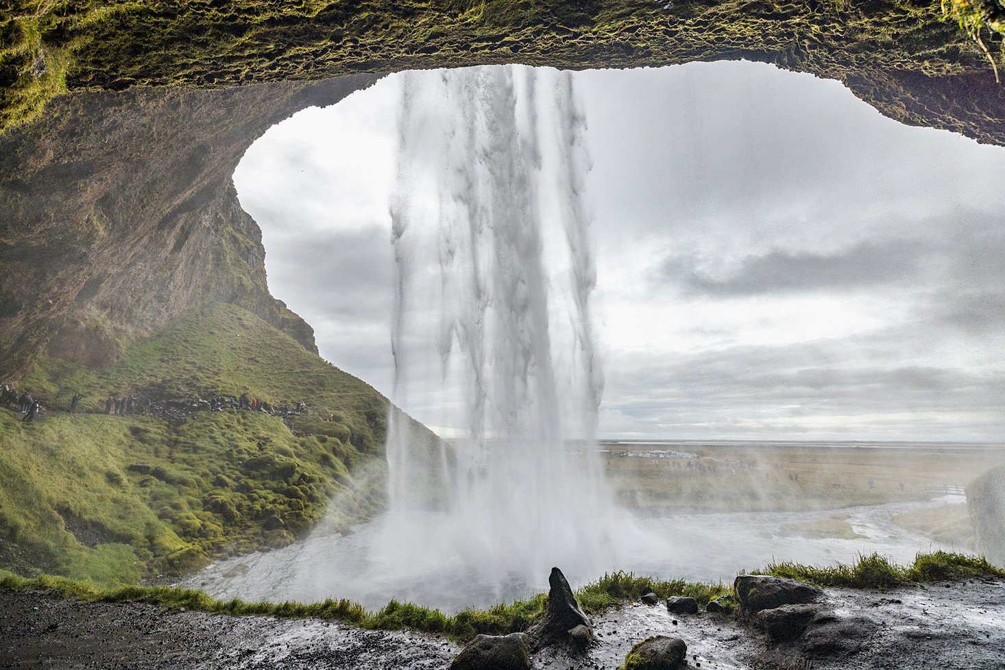 Under the Falls #3 Seljalandsfos Waterfall. South Coast, Iceland, 2022