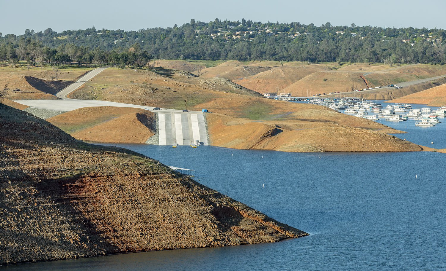 Extended Boat Ramp, Study #3. Lake Oroville Reservoir. Oroville, CA. 2022 (39°33'10.14" N 121°25'49.194" W) 