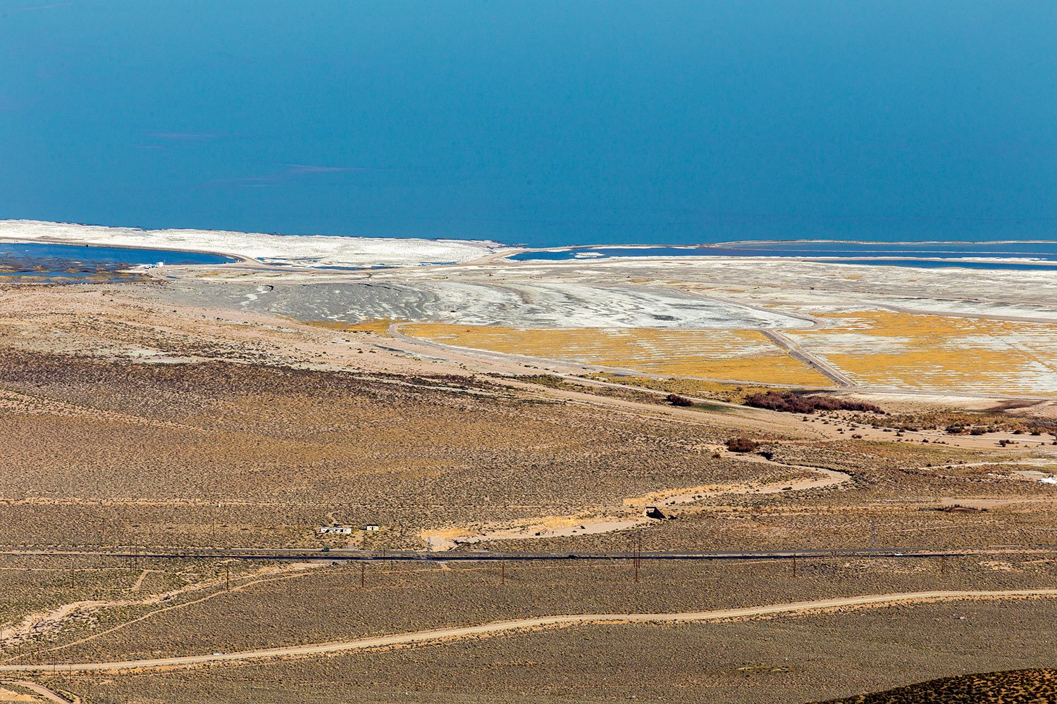 Owens Lake, Dry Lakebed. Lone Pine, CA. Study #7. 2023 (36°29'27.054" N 118°5'36.732" W)