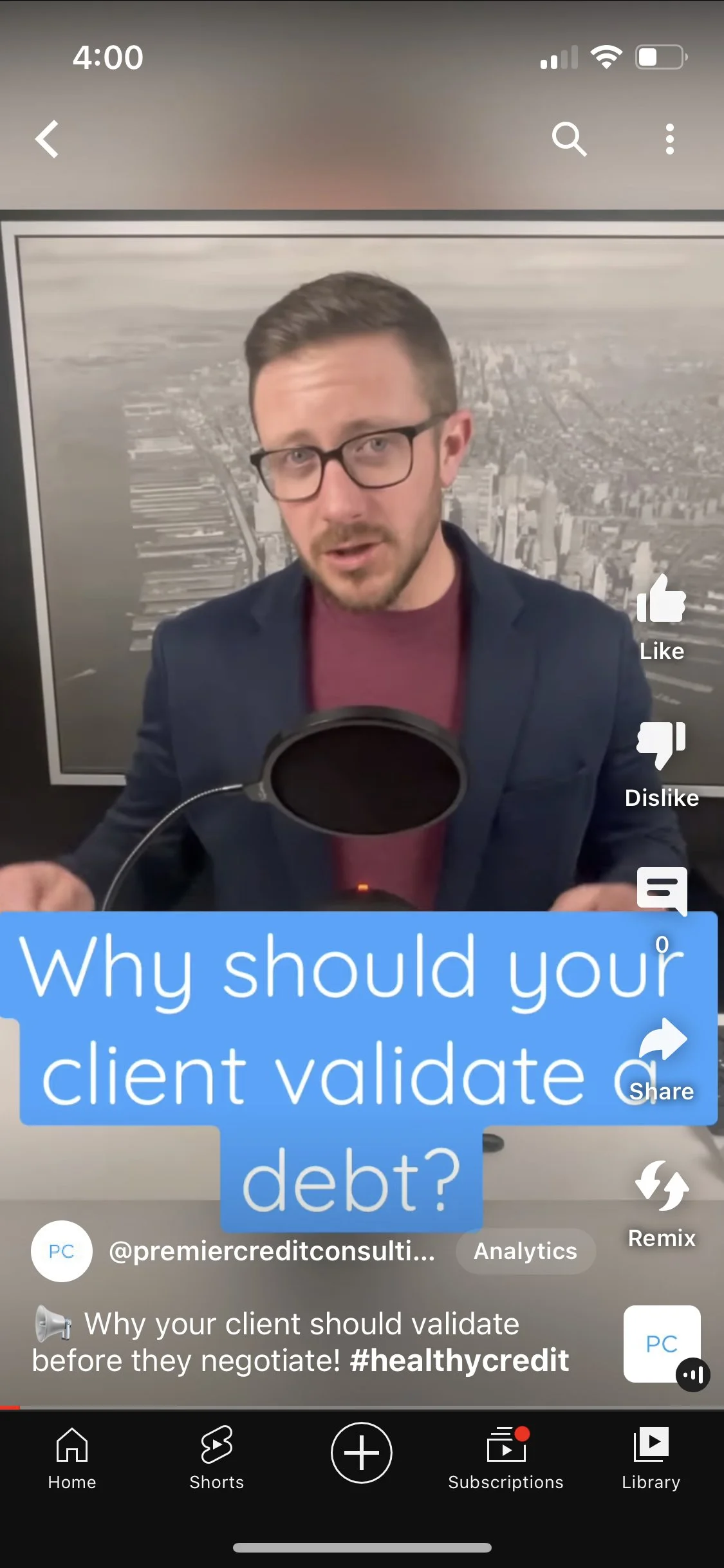 03/22/2032 Weekly Credit Update: Why Your Client Should Validate Before They Negotiate! 