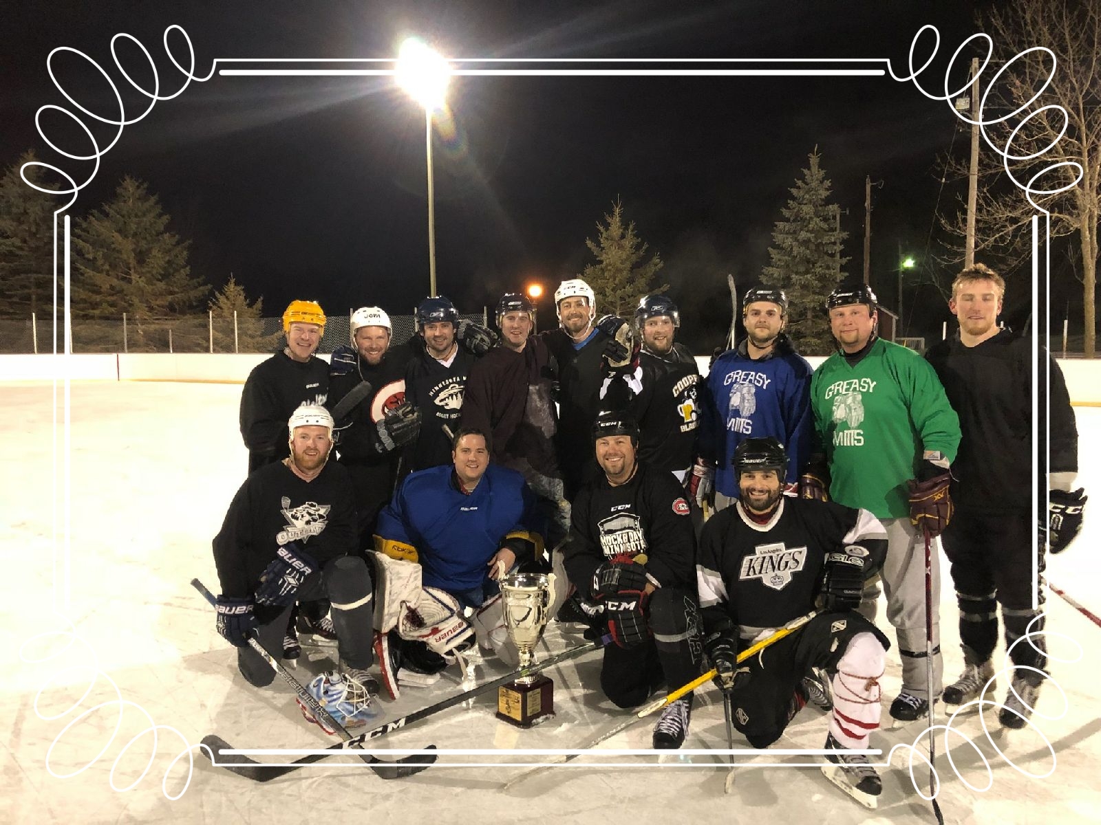 Scandia Tournament Champions Wearing GM Gear