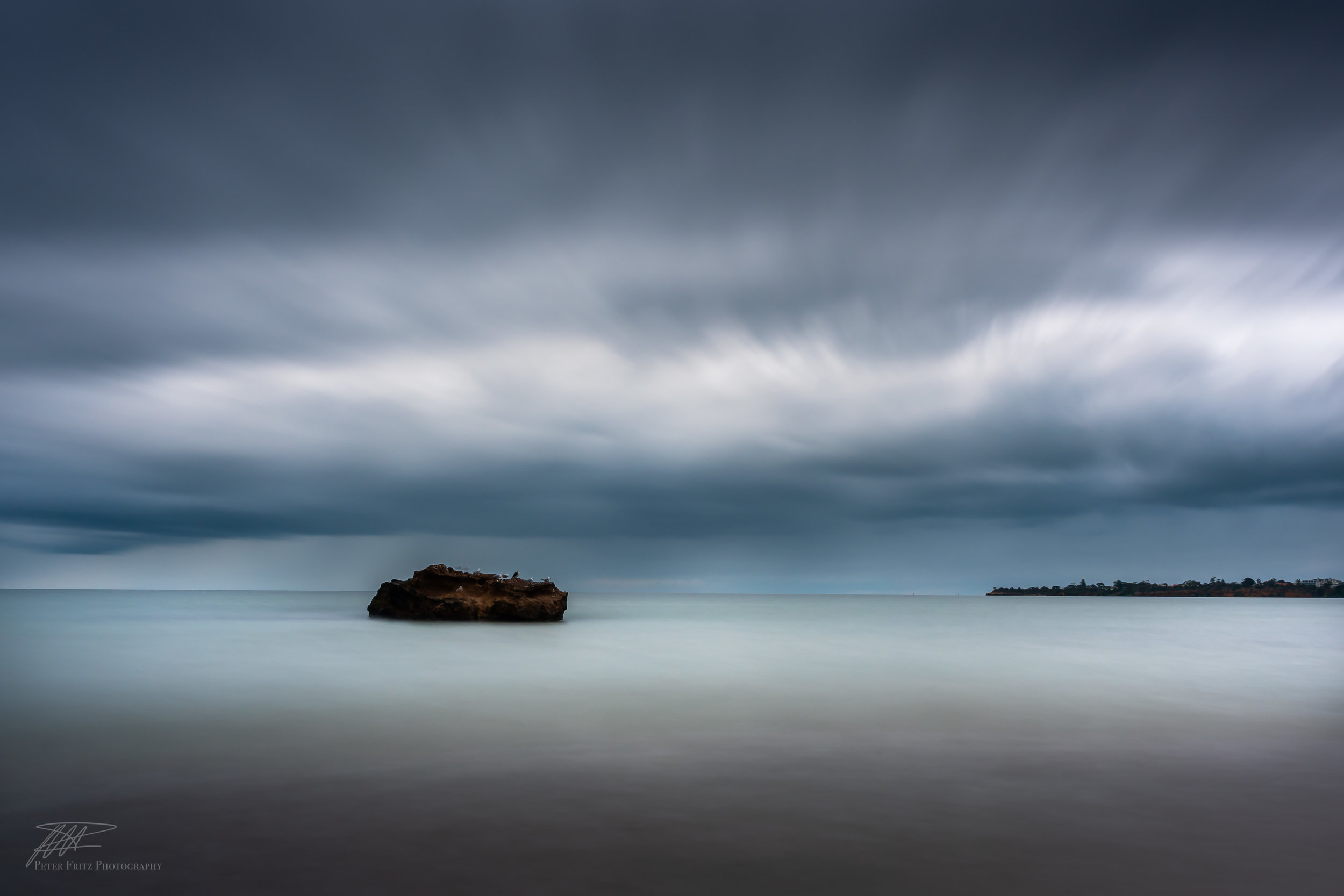 Bird rock storm