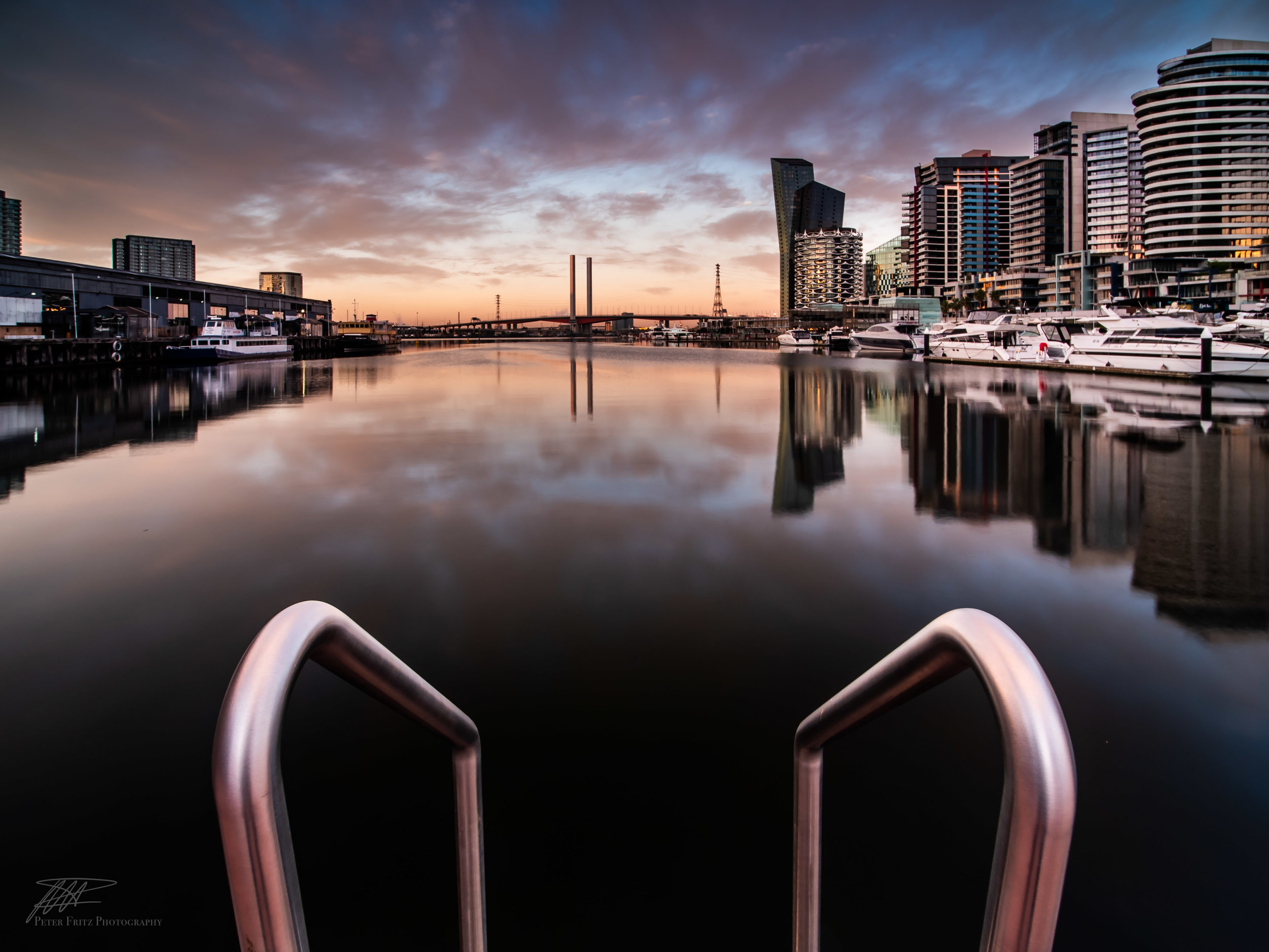 Docklands sunrise pool.jpg