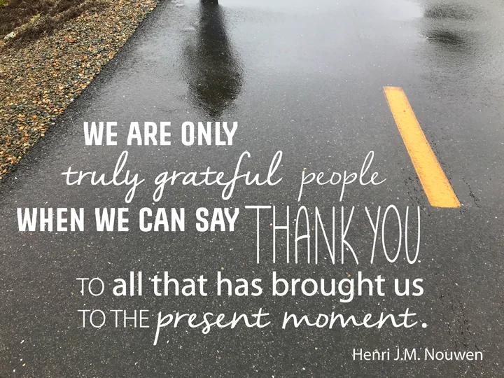 … giving thanks. 