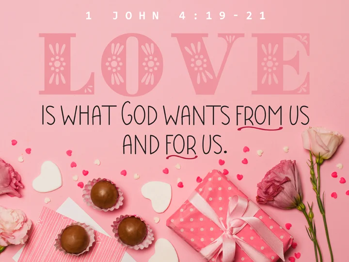 ... loving like God does.