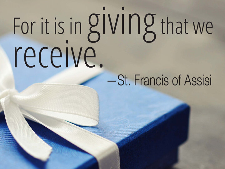 ... giving and receiving. 