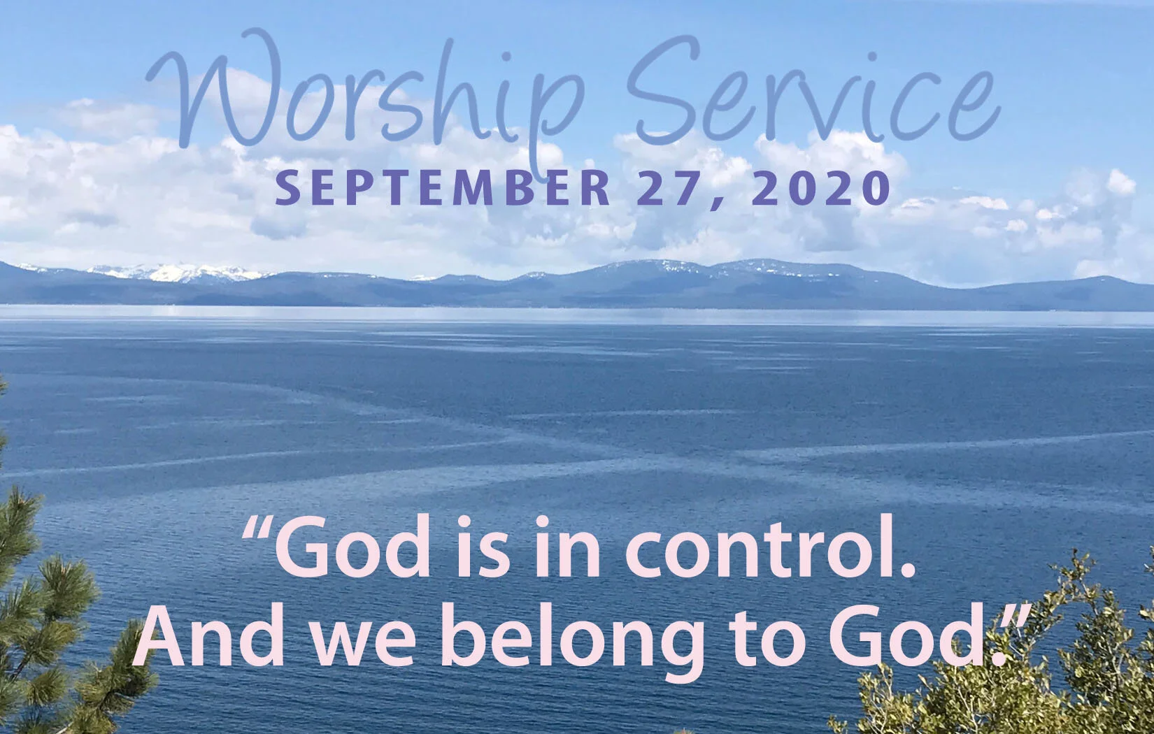 Sunday Service • September 27, 2020