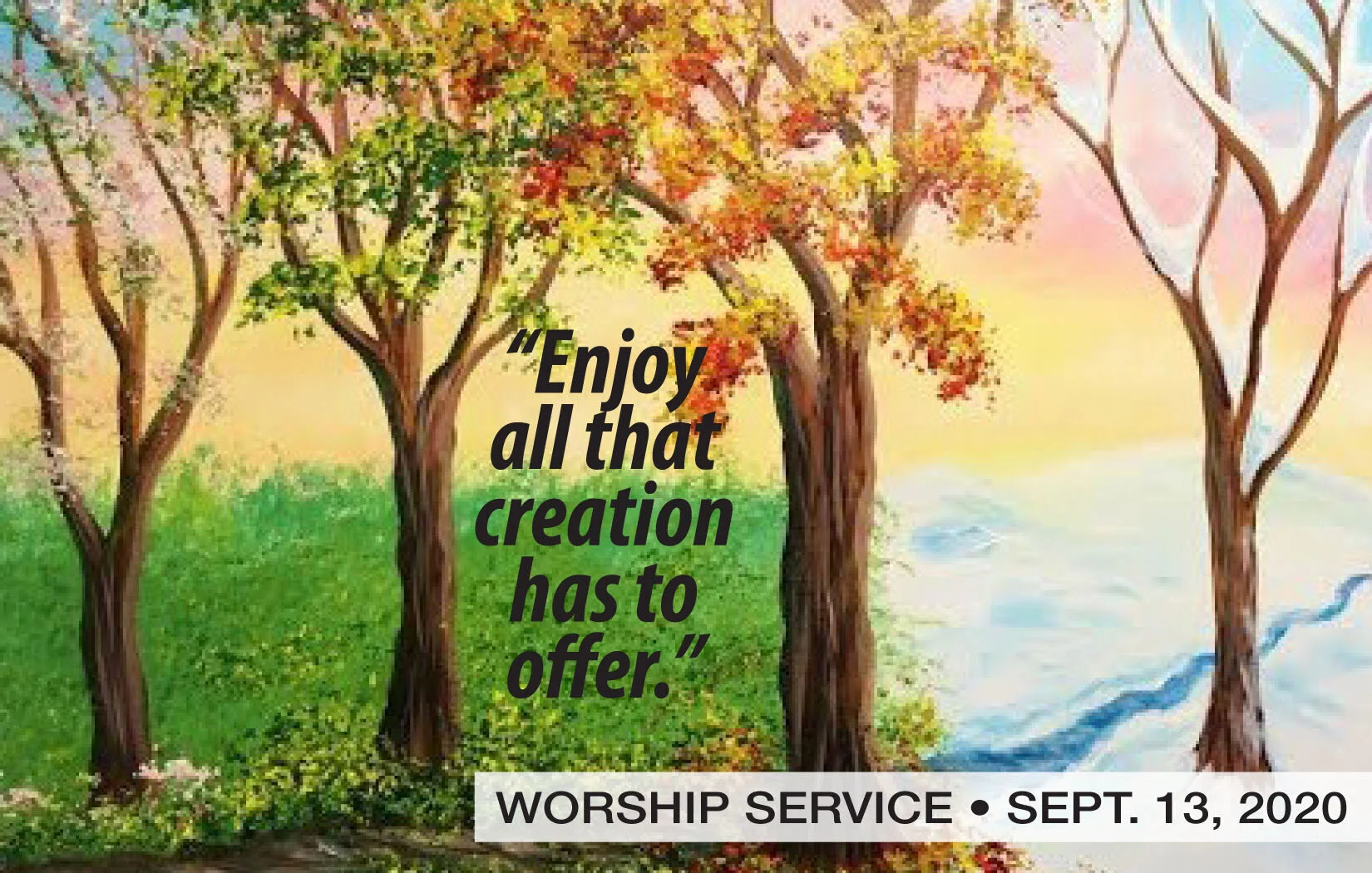 Sunday Service - September 13, 2020