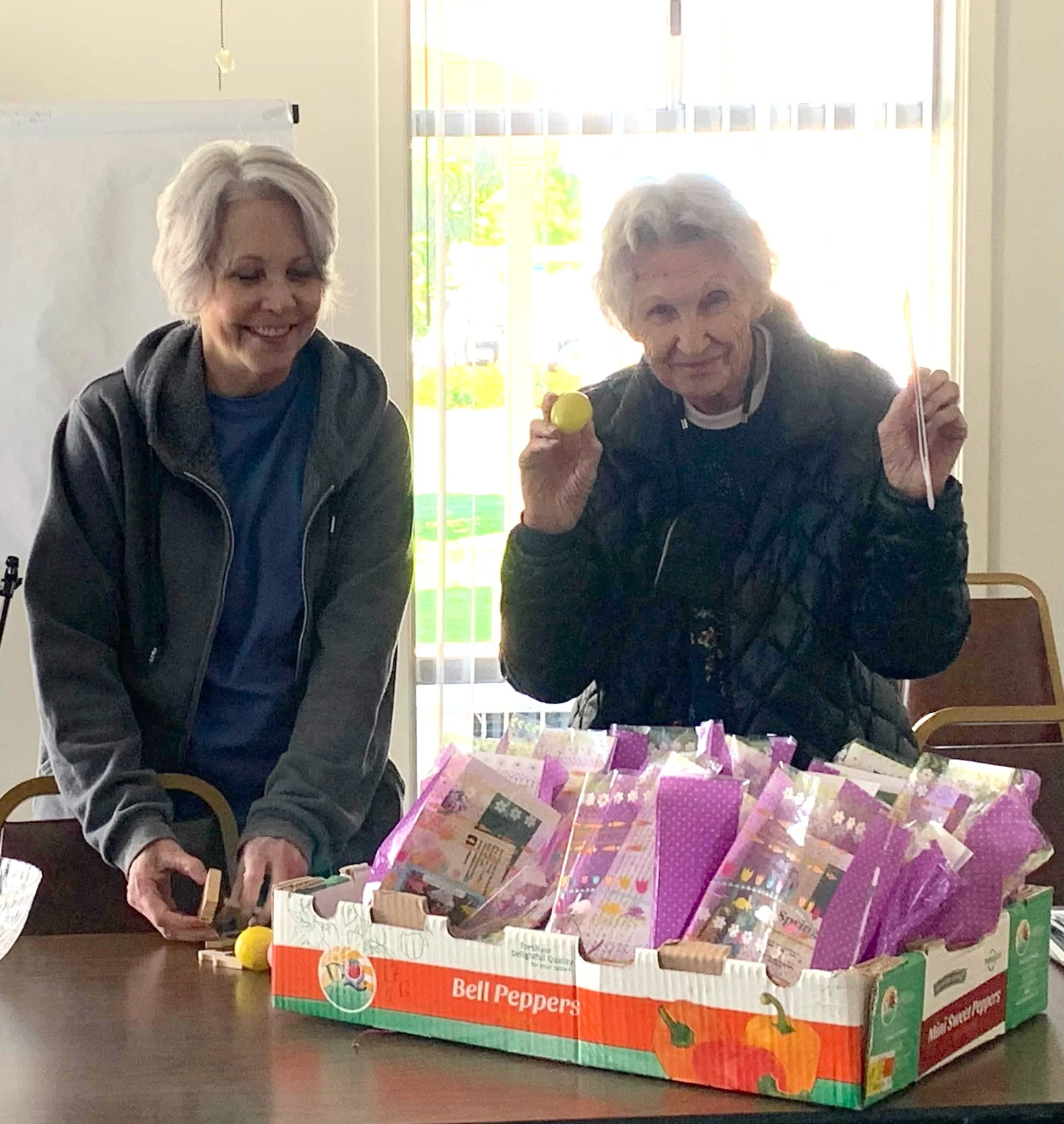 Easter Greeting Packages Delivered to Members