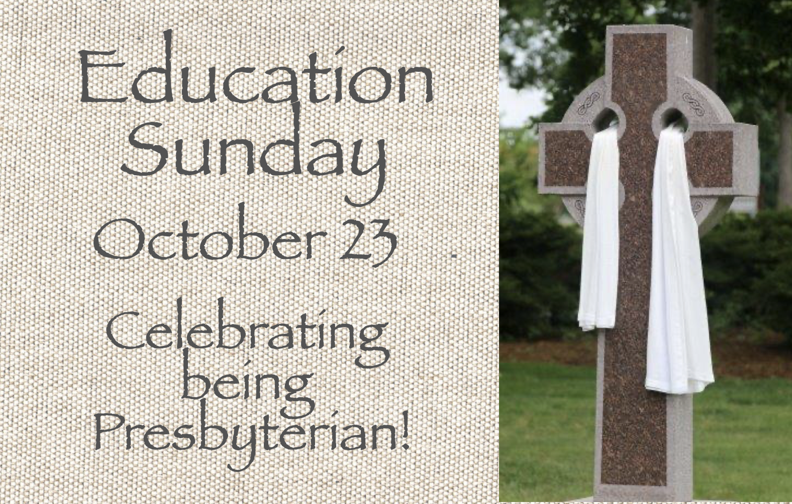 Worship Service • October 23, 2022 • Education Sunday