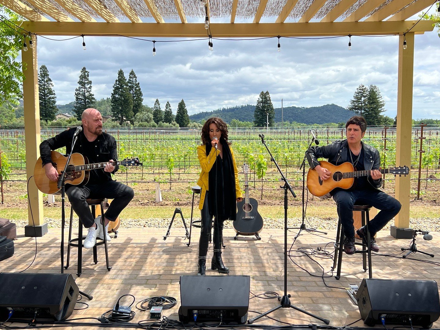 @LauraBryna at @goosecrosscellars for a special stripped down performance at @liveinthevineyard Goes Country!