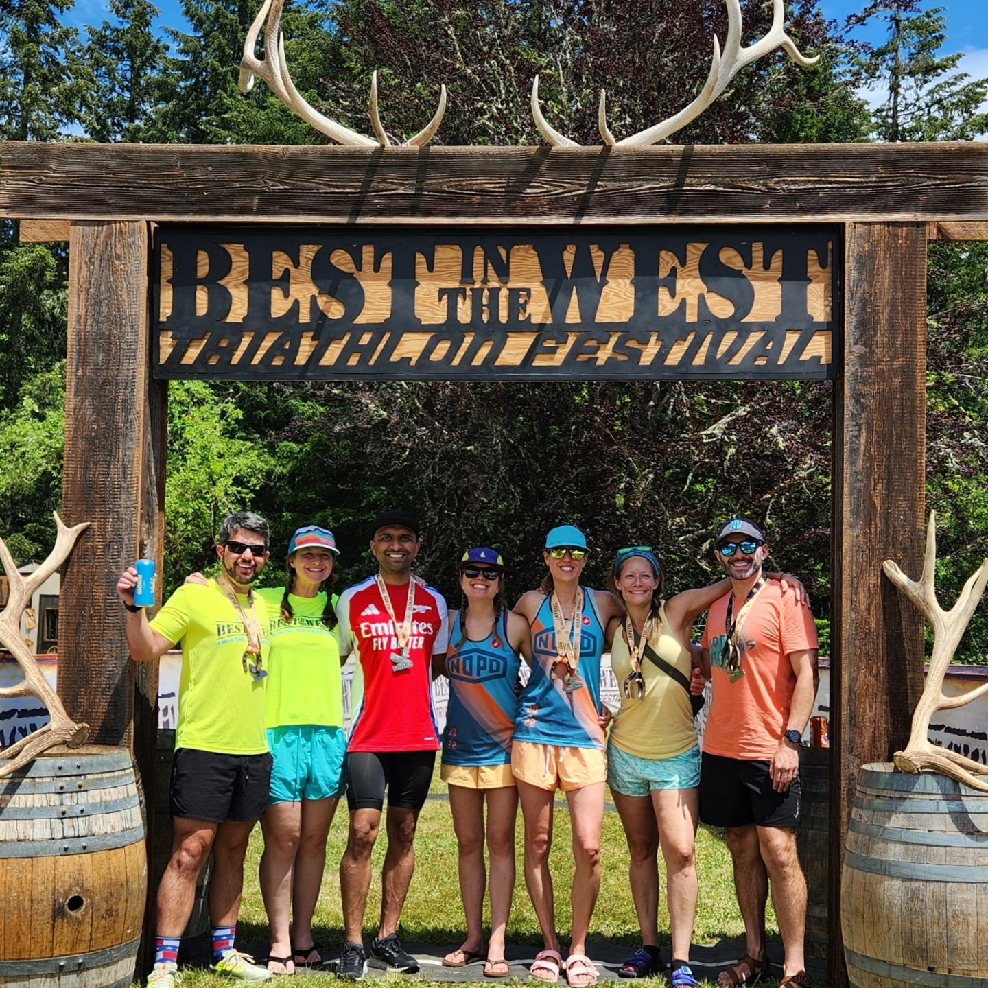 Sometimes, we do triathlons.

Congrats to all participants, podium finishers and volunteers! We had a fun weekend @bestinthewestevents. See you again next year!

#noporunclubpdx #nopotriclubpdx #triathlonthenbeer #runclub