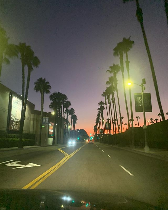 Los Angeles, we love ❤️ you, astonishing scenes. When life is getting me down I look up into the sky and remember that I am extremely privileged to make records and score films in the best city on earth 👊🏻