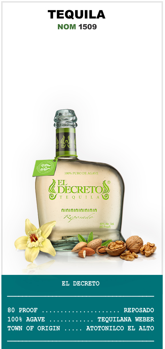 Item 2071 El Decreto - Reposado 750ml