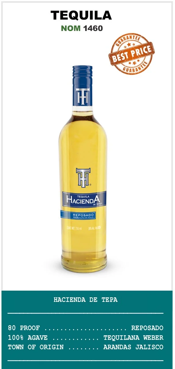 Item 1301 Hacienda de Tepa - Reposado 750ml