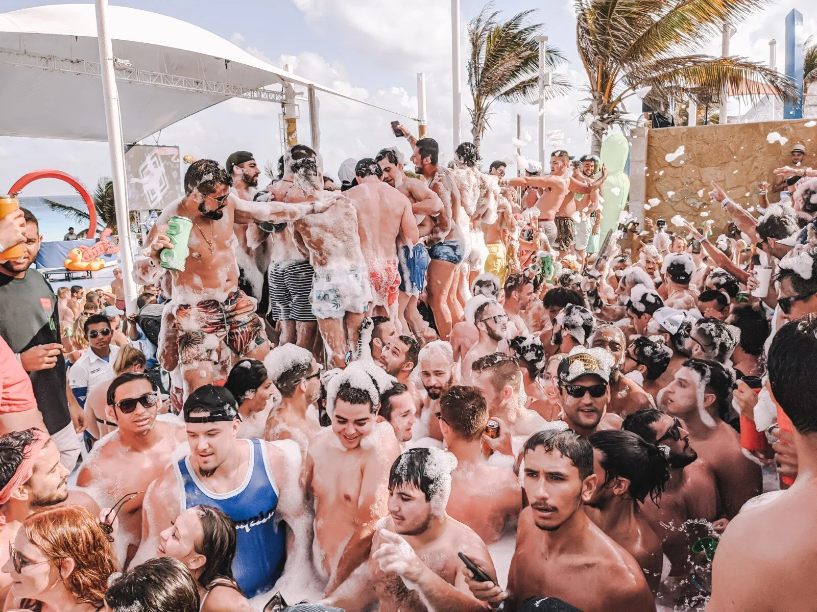 Foam Party at Grand Oasis Cancun, Mexico — Where in the World is My Drink?