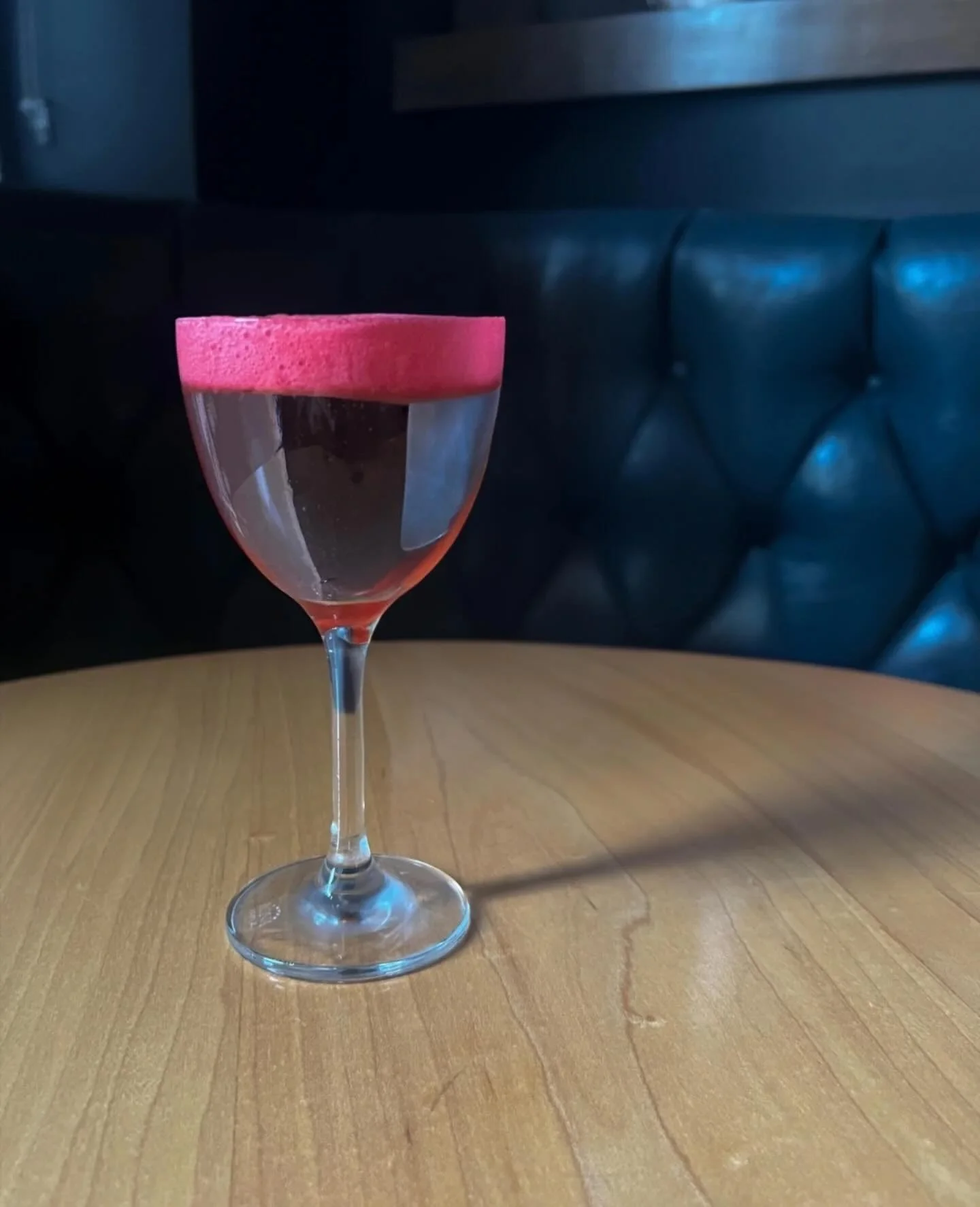 Not Your Mother&rsquo;s
📸: @earth.to.kk
&bull;
(a no sour, sour)

&bull;Not Your Mother&rsquo;s&bull;
1ml Saline solution
1oz Acidifed Sherry Apertif blend
1.75oz Citadelle Rouge
Raspberry Foam

Build in mixing glass and stir with KD cubes. Strain c