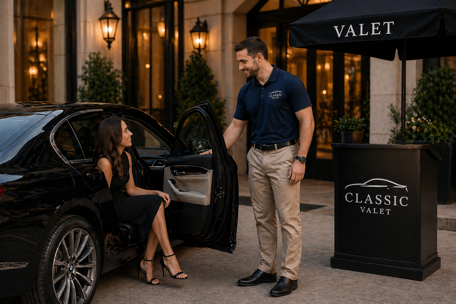 Valet parking service at events in Akron, Ohio