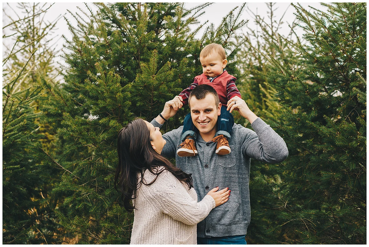 Christmas Tree Farm Family Session