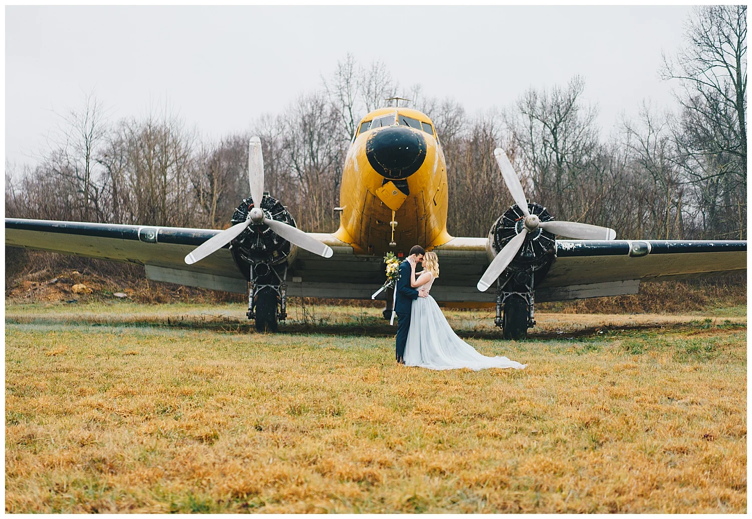 Abandoned Airplane Engagement Session