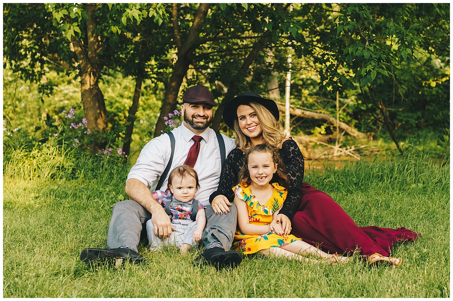 Justin, Madyson, and Family Session