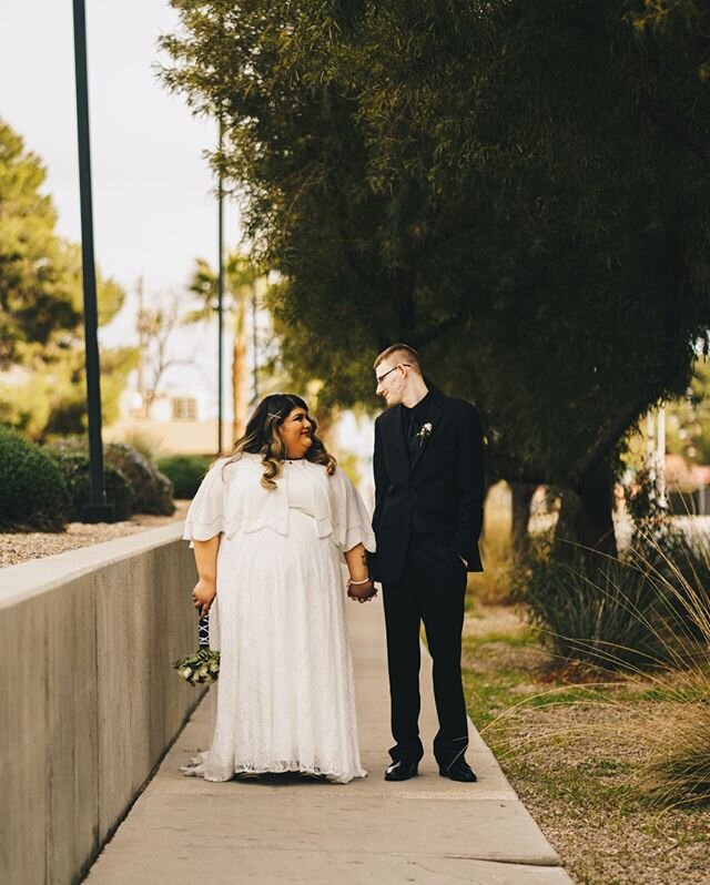 The best piece of advice I can give you when planning your wedding? Do what YOU want for your wedding! Don't let other people influence you when planning your wedding. These two decided to head to Las Vegas for their wedding, and it was perfectly the