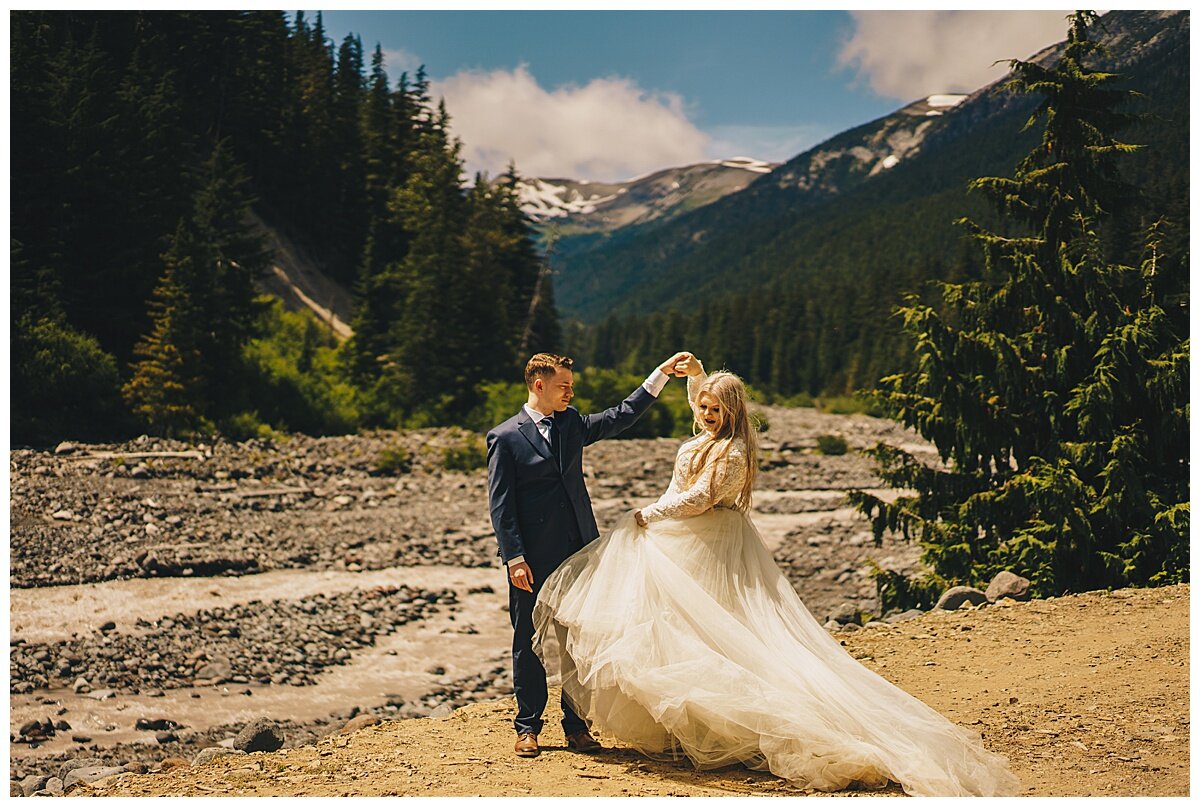 Wesley and Lauren Mountain Elopement Session
