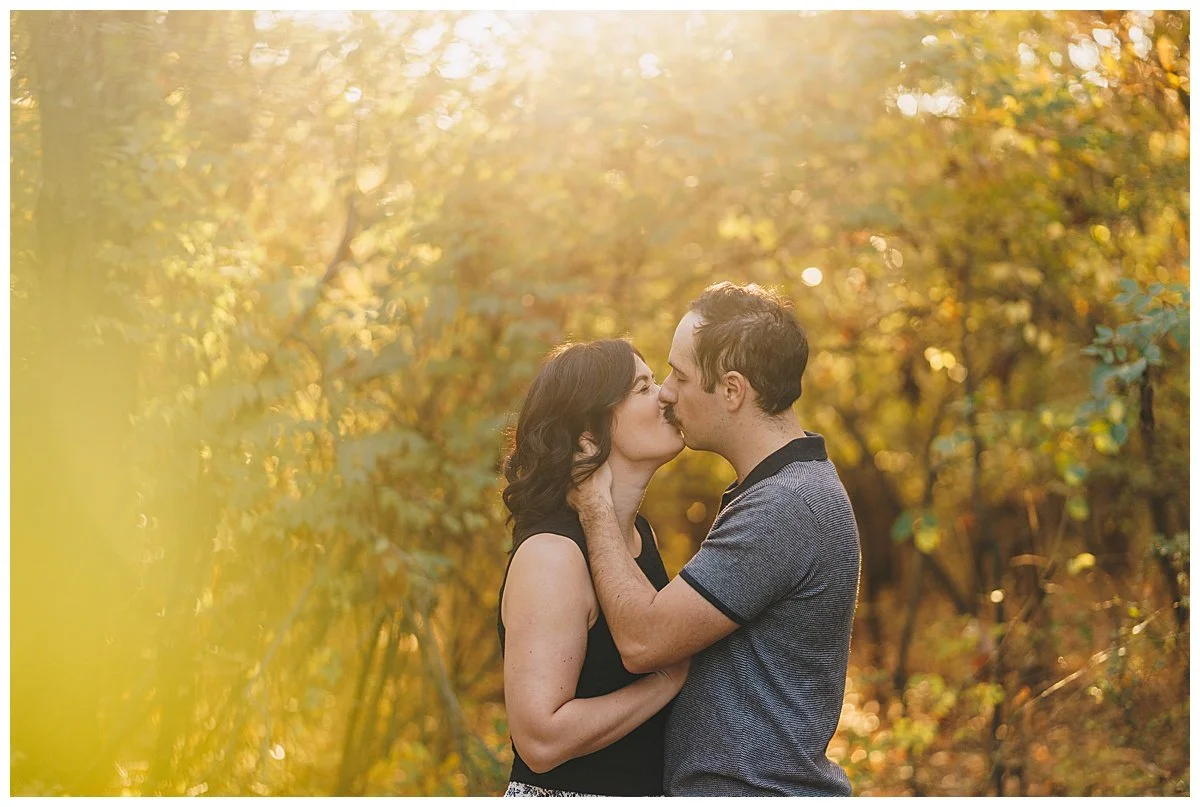 Fall Engagement Photos at Walton’s Ferry Arboretum | Nashville Engagement Photographer