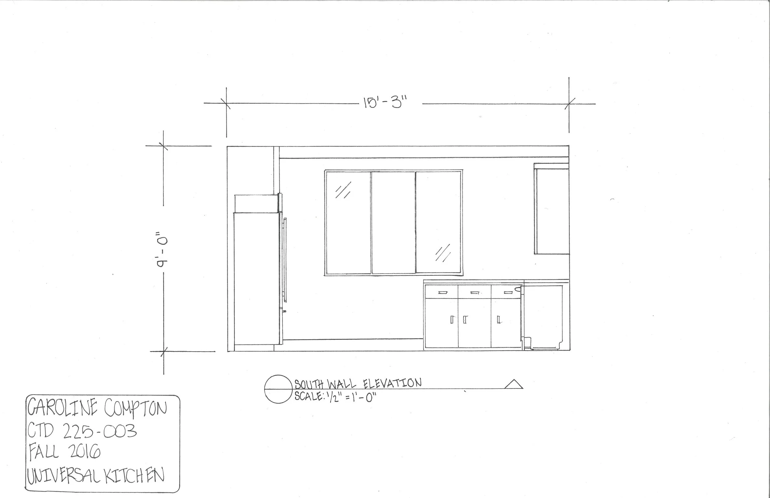South Wall Elevation