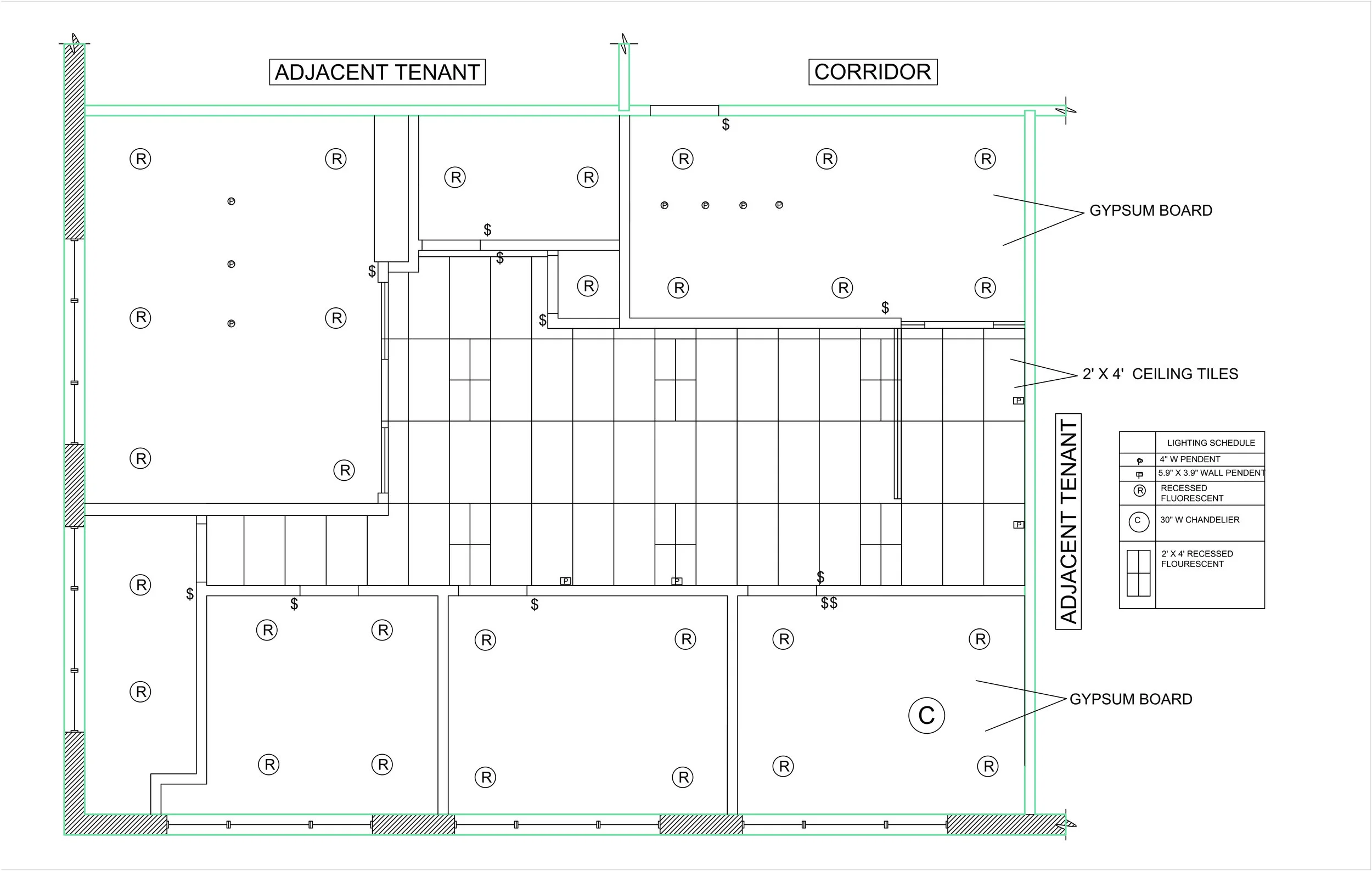 Reflected Ceiling Plan
