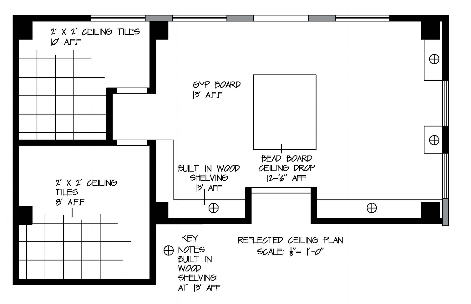REFLECTED CEILING PLAN