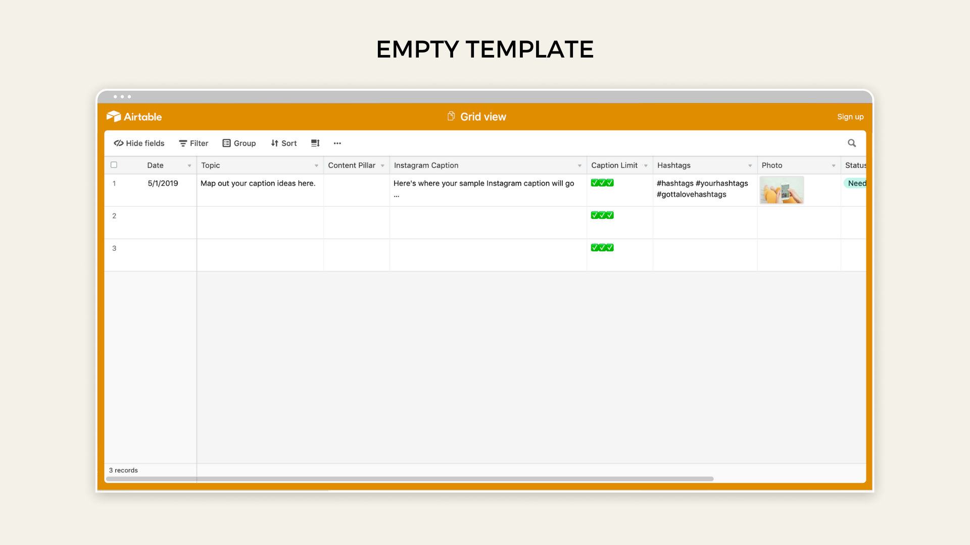 download airtable templates