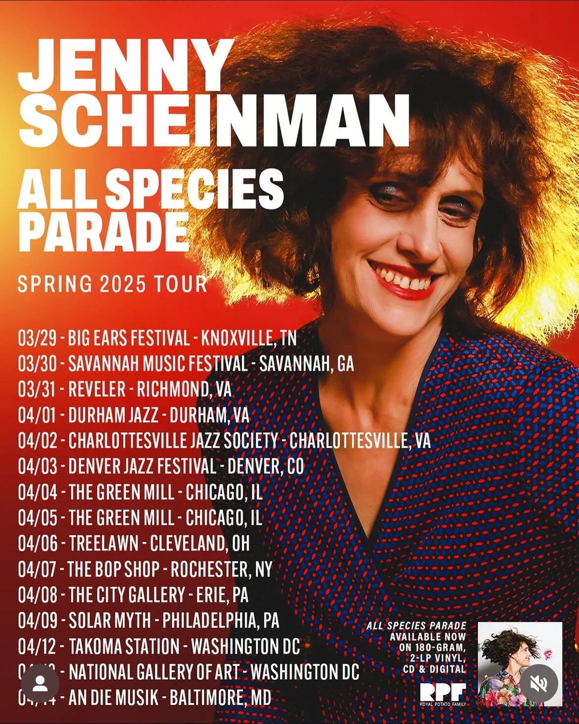 Jenny Scheinman's "All Species Parade" feat. Bill Frisell, Julian Lage, Nels Cline