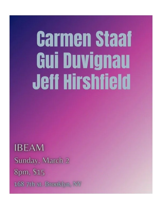 Staaf/Duvignau/Hirshfield Trio