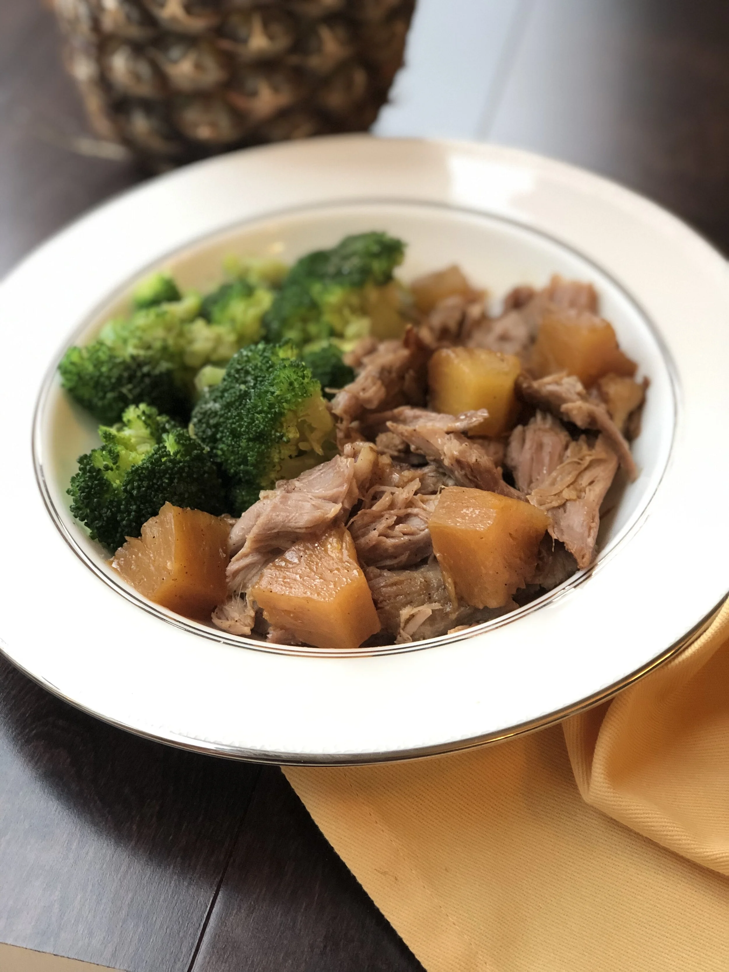 Slow Cooker Whole30 Pineapple Pork