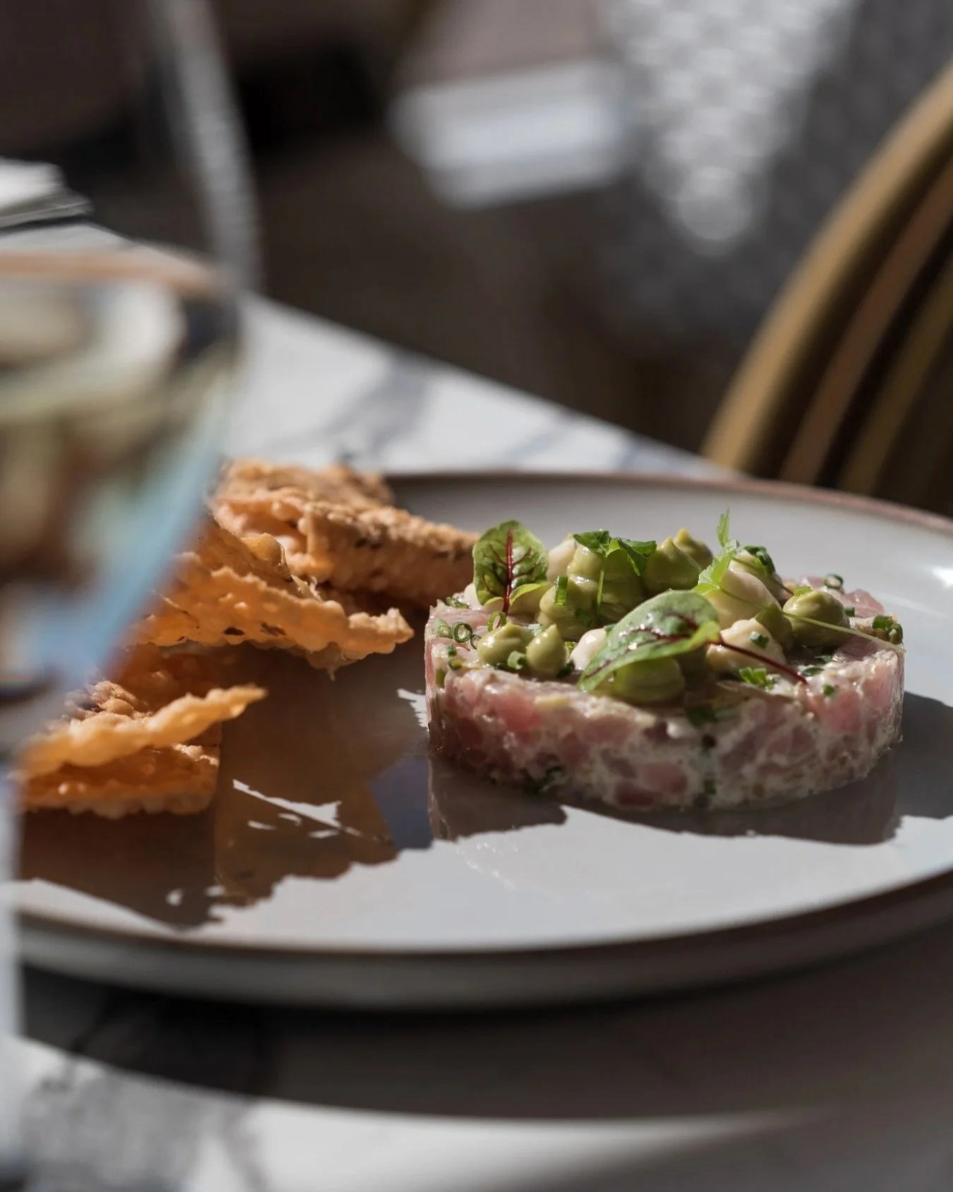 Our tuna tartare is a crowd favourite and an absolute must-try. 
Served with crispy Nepalese namkin cracker, bottarga, anchovy emulsion and avo puree &mdash; it&rsquo;s the perfect way to start your dining experience.

.
.
.

#tunatartare #seafoodres