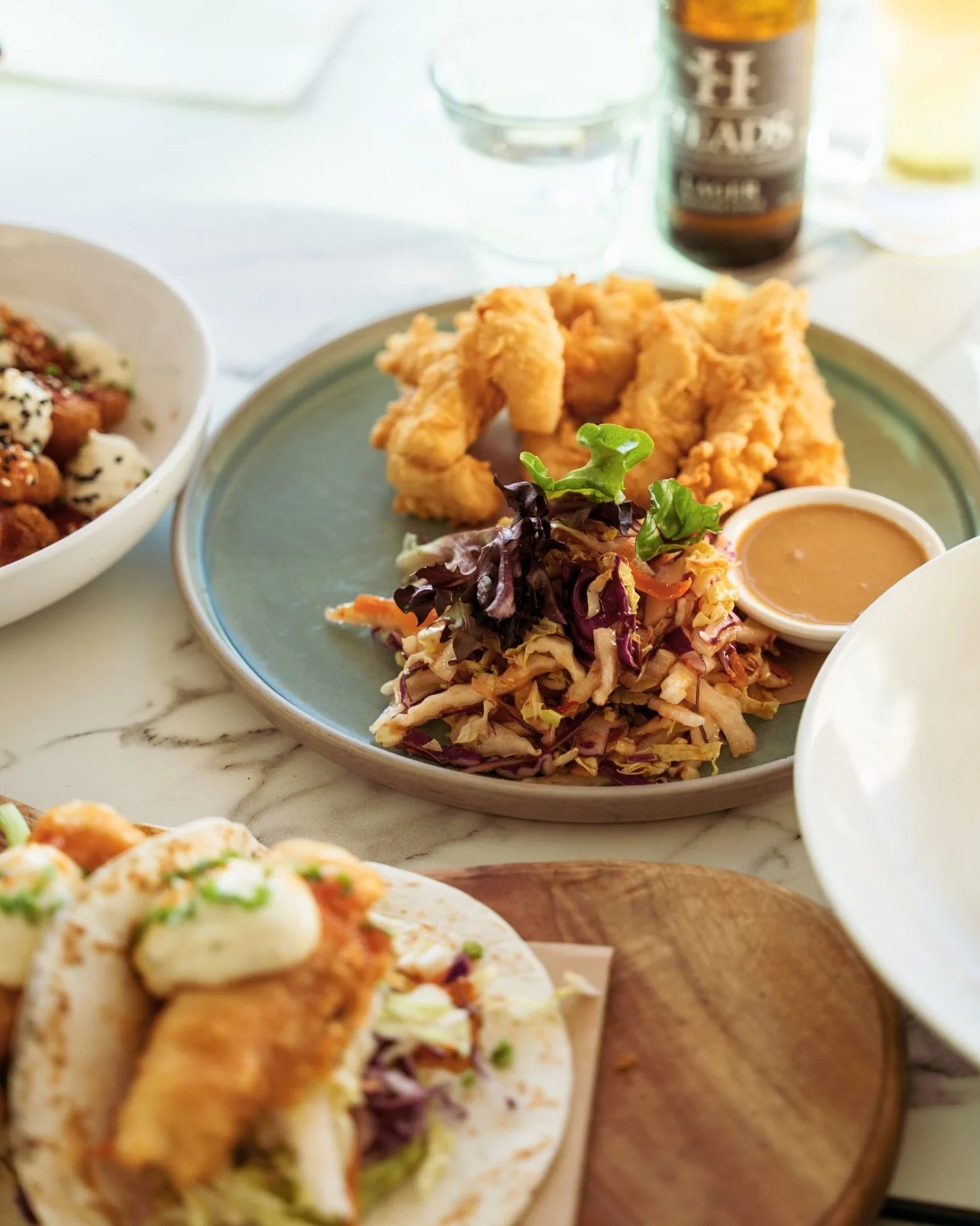 Snapper tacos loaded with flavour + crispy salt &amp; pepper calamari that hits every time = your weekend just got tastier. 

.
.
.

#snappertacos #saltpeppercalamari #noosaeats #noosa_qld #noosaheads #hastingsstreet #noosafood