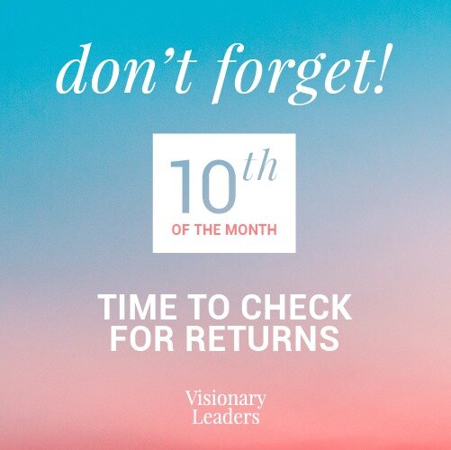 Check your Returns Reminder