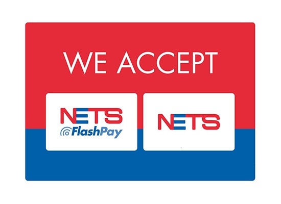 NETS, NETS FLASHPAY AND NETS QR IS ACCEPTED — THE SINGAPORE