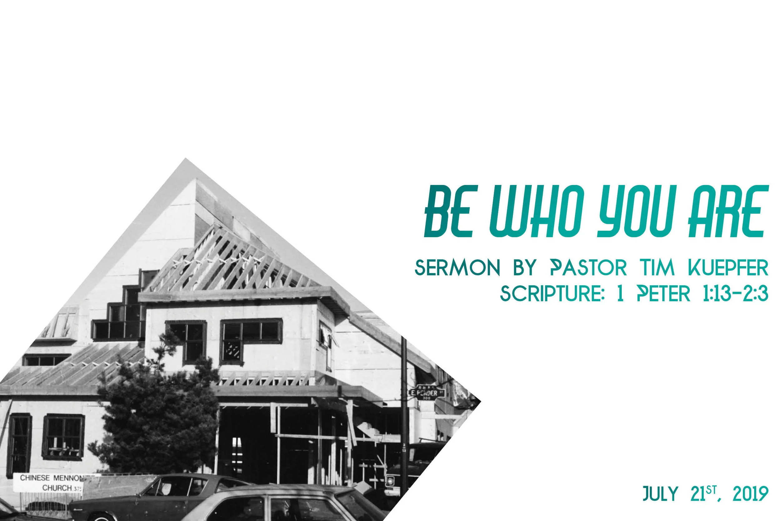 1 Peter 1:13-2:3 – Be Who You Are